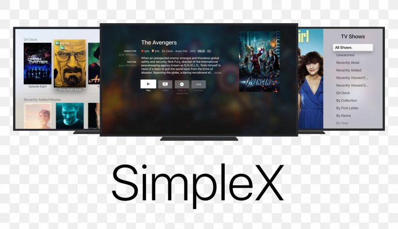 Plex Computer Software Apple TV Display Device, PNG, 1300x750px, Plex, Advertising, App Store, Apple, Apple Tv Download Free