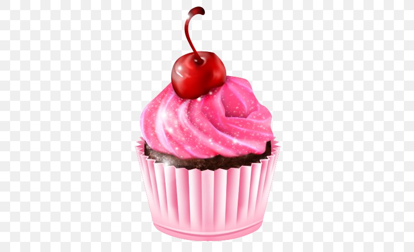 Cupcake Muffin Birthday Cake Clip Art, PNG, 500x500px, Cupcake, Birthday Cake, Blog, Buttercream, Cake Download Free