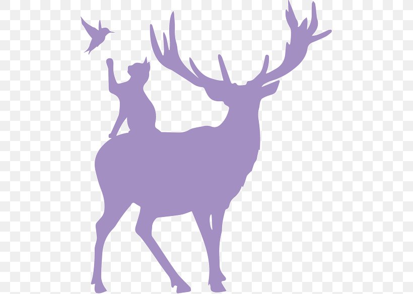 Reindeer Moose Elk Christmas Day, PNG, 500x584px, Deer, Antler, Christmas And Holiday Season, Christmas Day, Drawing Download Free