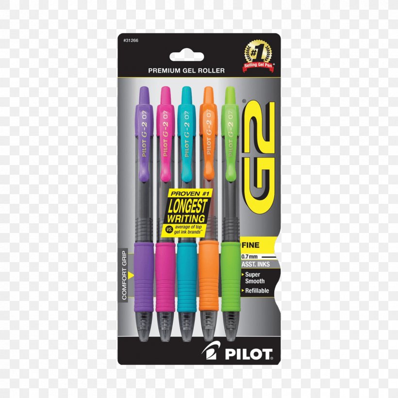 Rollerball Pen Gel Pen Pilot G2 Ballpoint Pen, PNG, 1200x1200px, Rollerball Pen, Ballpoint Pen, Fountain Pen, Gel Pen, Ink Download Free