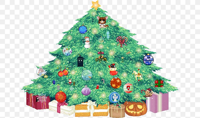 Christmas Tree Christmas Ornament Santa Claus, PNG, 645x485px, Christmas Tree, Animation, Biome, Christmas, Christmas Decoration Download Free