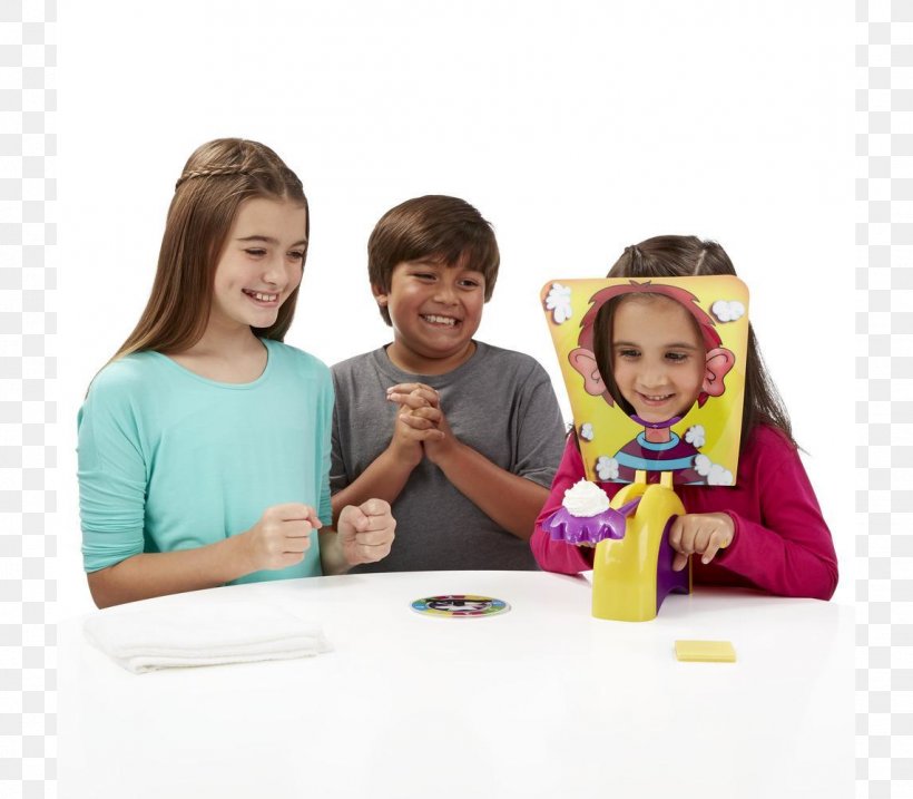 Hasbro Pie Face! Board Game Hasbro Pie Face Showdown!, PNG, 1143x1000px, Hasbro Pie Face, Board Game, Child, Communication, Game Download Free
