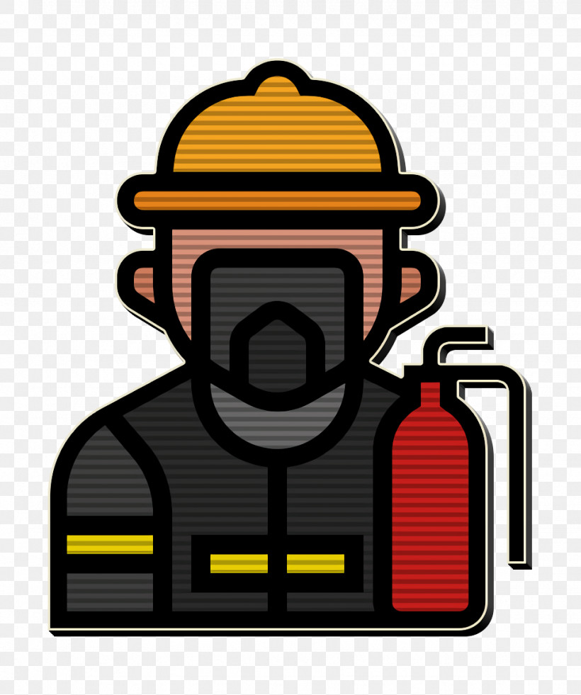 Jobs And Occupations Icon Fireman Icon, PNG, 972x1164px, Jobs And Occupations Icon, Fireman Icon, Headgear, Helmet, Line Download Free