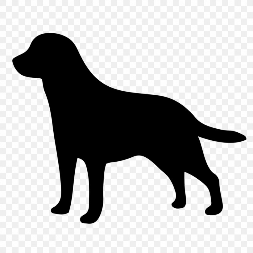 Labrador Retriever Golden Retriever Silhouette Clip Art, PNG, 1024x1024px, Labrador Retriever, Black, Black And White, Breed, Carnivoran Download Free