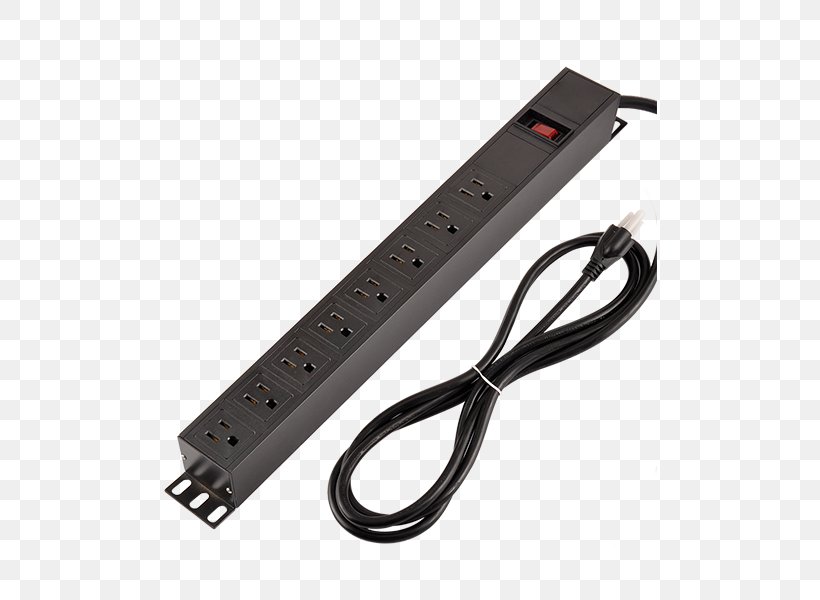 19-inch Rack Power Distribution Unit Power Strips & Surge Suppressors Surge Protector Rack Unit, PNG, 600x600px, 19inch Rack, Circuit Breaker, Computer Component, Computer Servers, Electric Power Download Free