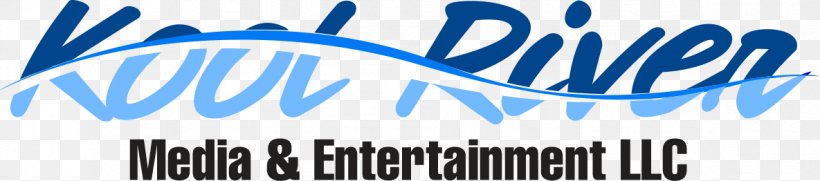 Kool River Media & Entertainment LLC Logo Brand Font, PNG, 1185x262px, Logo, Area, Blue, Brand, Concert Download Free