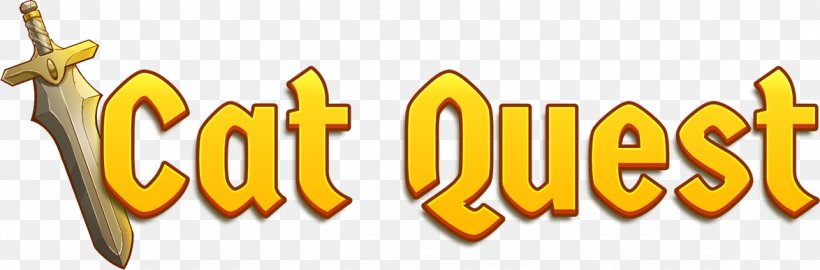 Logo Cat Quest Game Brand Product, PNG, 1174x387px, Logo, Banner, Brand, Cat Quest, Game Download Free