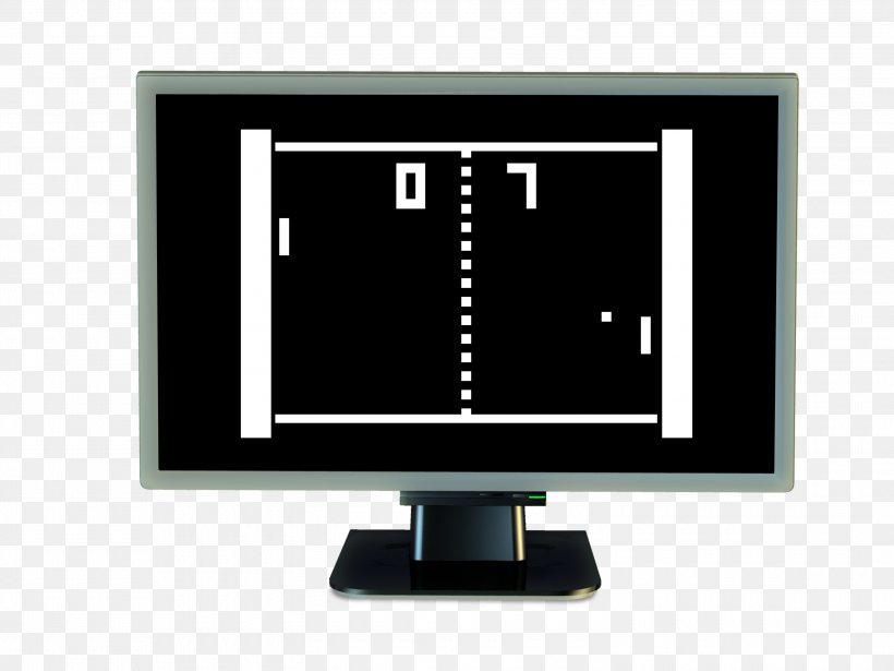 Ping Pong Video Game Arcade Game Retrogaming, PNG, 3000x2250px, Pong, Arcade Game, Computer Monitor, Computer Monitor Accessory, Display Device Download Free