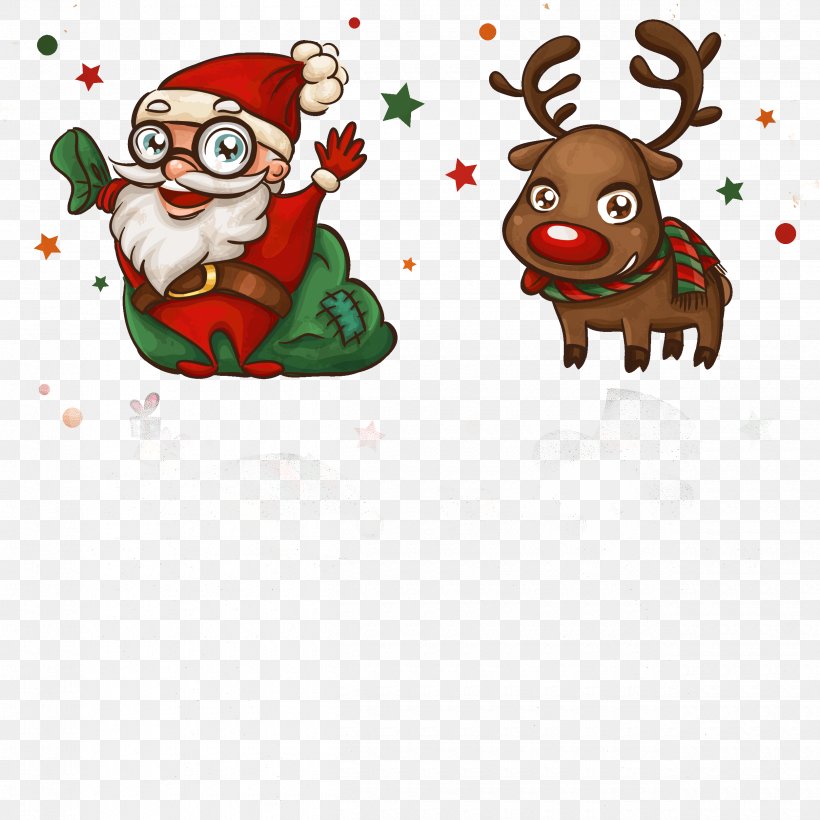 Santa Claus Christmas Card Christmas Tree, PNG, 2500x2500px, Santa Claus, Child, Christmas, Christmas Card, Christmas Decoration Download Free