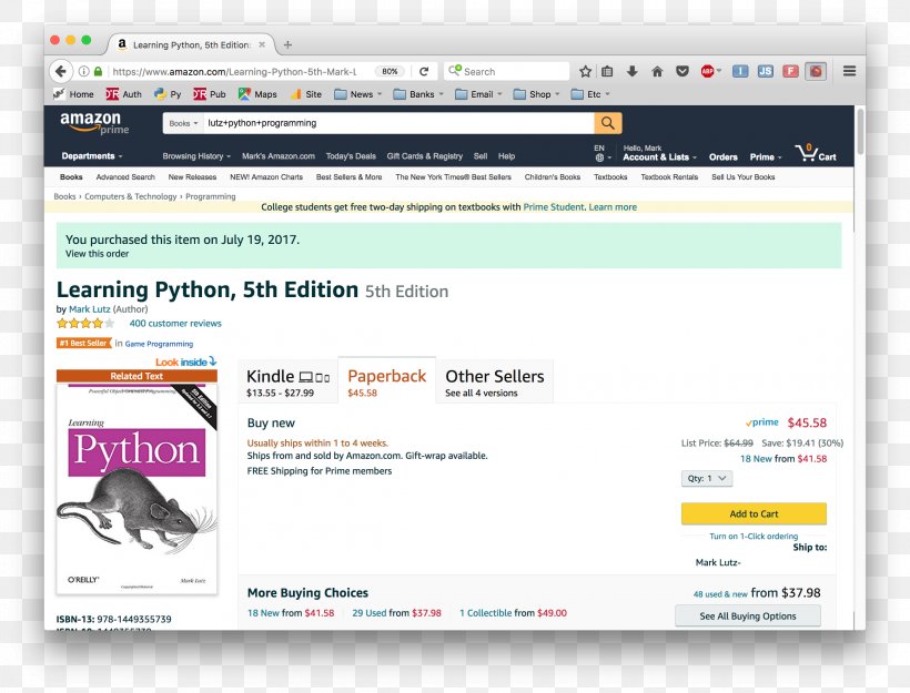 Learning Python Computer Program Book Edition, PNG, 2320x1770px, Learning Python, Amazoncom, Bestseller, Book, Brand Download Free