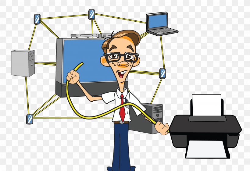 Printer Technical Support Fax Epson Organization, PNG, 3097x2119px, Printer, Cartoon, Communication, Computer, Computer Network Download Free