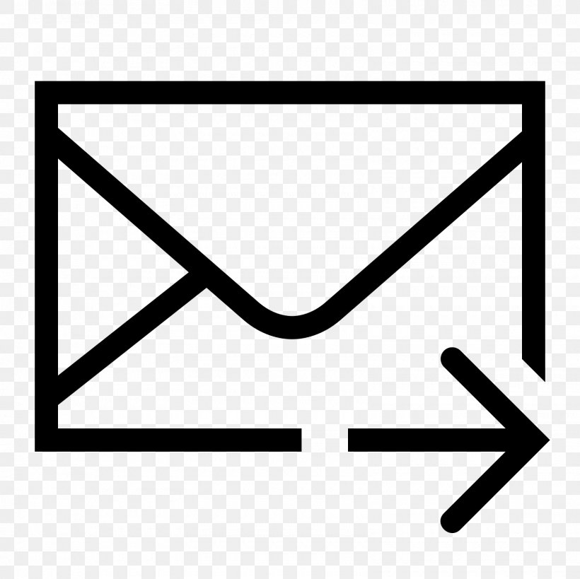 Email Icon Design Download, PNG, 1600x1600px, Email, Area, Black, Black And White, Brand Download Free