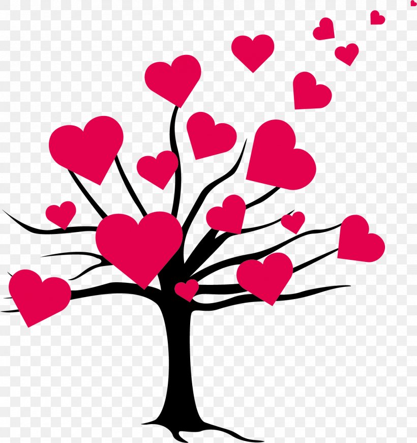 Heart Tree Wall Decal Shower, PNG, 1434x1524px, Watercolor, Cartoon, Flower, Frame, Heart Download Free