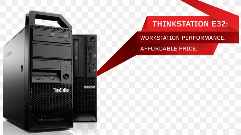 Intel Lenovo ThinkStation Output Device Workstation, PNG, 980x550px, Intel, Communication, Computer, Computer Accessory, Computer Case Download Free