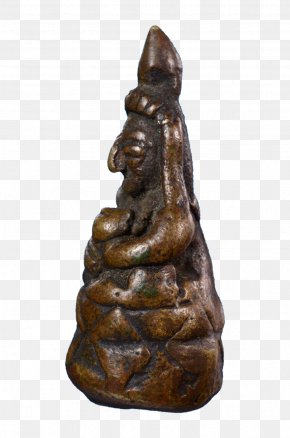 Thailand Buddha - Khun Chang Khun Phaen Bronze Sculpture Figurine Nakhon Pathom Province Yaam PNG