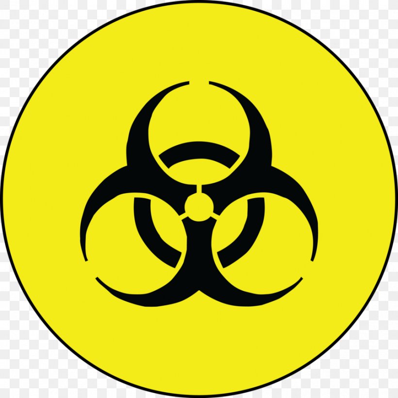 Biological Hazard Sticker Decal Hazard Symbol, PNG, 894x894px, Biological Hazard, Dangerous Goods, Decal, Emblem, Hazard Download Free