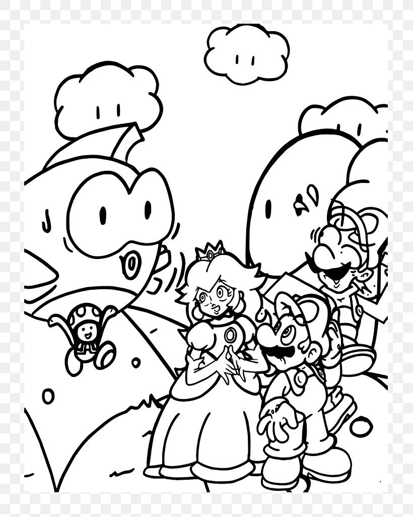Super Mario Bros. Toad Luigi, PNG, 818x1026px, Watercolor, Cartoon, Flower, Frame, Heart Download Free