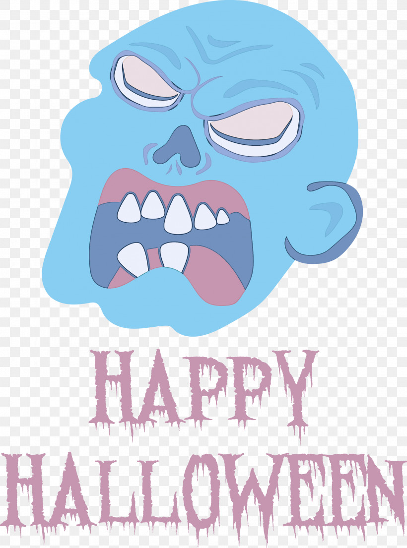 Happy Halloween, PNG, 2226x3000px, Happy Halloween, Cartoon, Drawing, Line Art, Logo Download Free