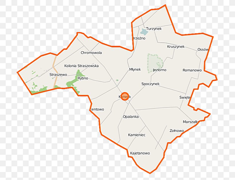 Koneck Zapustek Święte, Aleksandrów County Brzeźno, Aleksandrów County Straszewo, Kuyavian-Pomeranian Voivodeship, PNG, 742x628px, Map, Area, Diagram, Gmina, Text Download Free