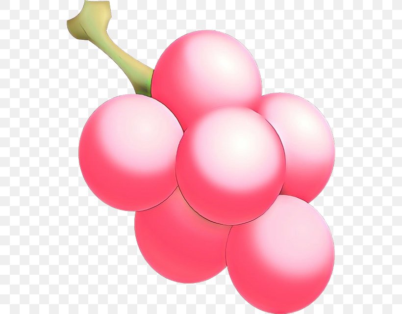 Pink Balloon, PNG, 640x640px, Cartoon, Ball, Balloon, Fruit, Magenta Download Free