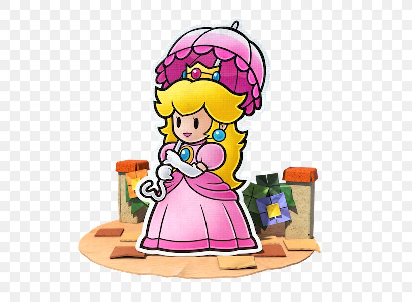 Princess Peach Paper Mario: Color Splash Toad, PNG, 600x600px, Princess Peach, Area, Art, Bowser, Electronic Entertainment Expo 2016 Download Free