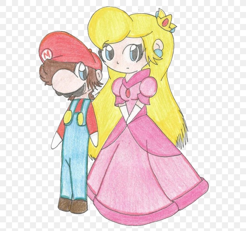 Art Princess Peach Illustration Mario Series Design, PNG, 600x769px, Watercolor, Cartoon, Flower, Frame, Heart Download Free