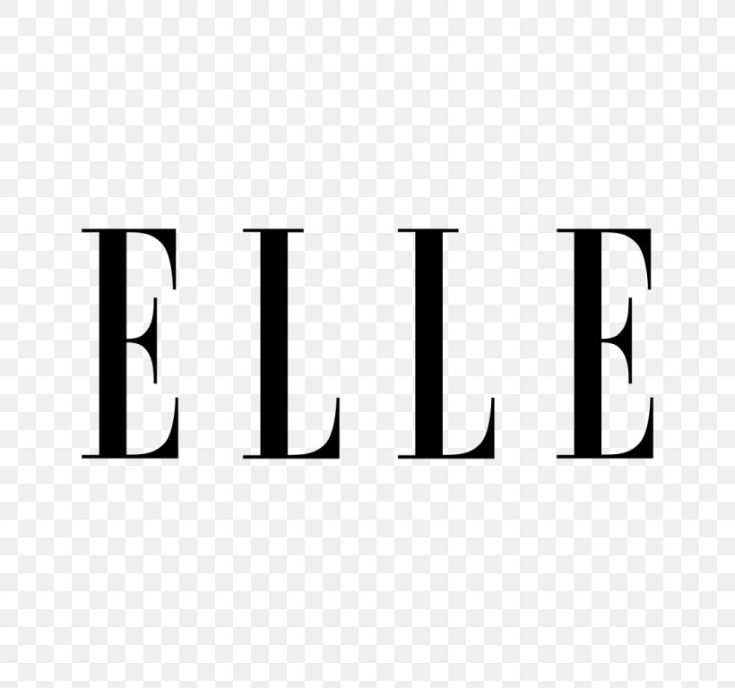 Elle Magazine Logo InStyle, PNG, 768x768px, 2016, Elle, Area, Black, Black And White Download Free