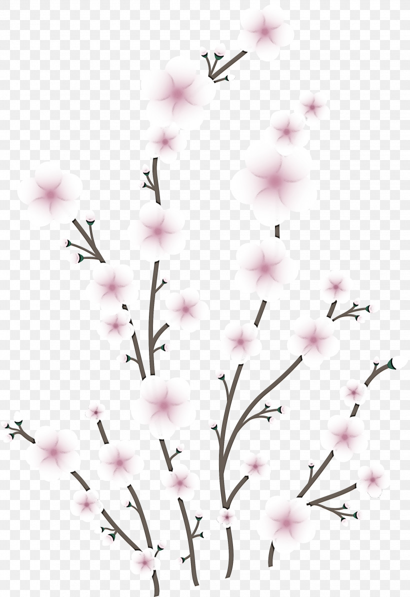 Flowers Floral, PNG, 2059x3000px, Flowers, Blossom, Branch, Cherry Blossom, Floral Download Free