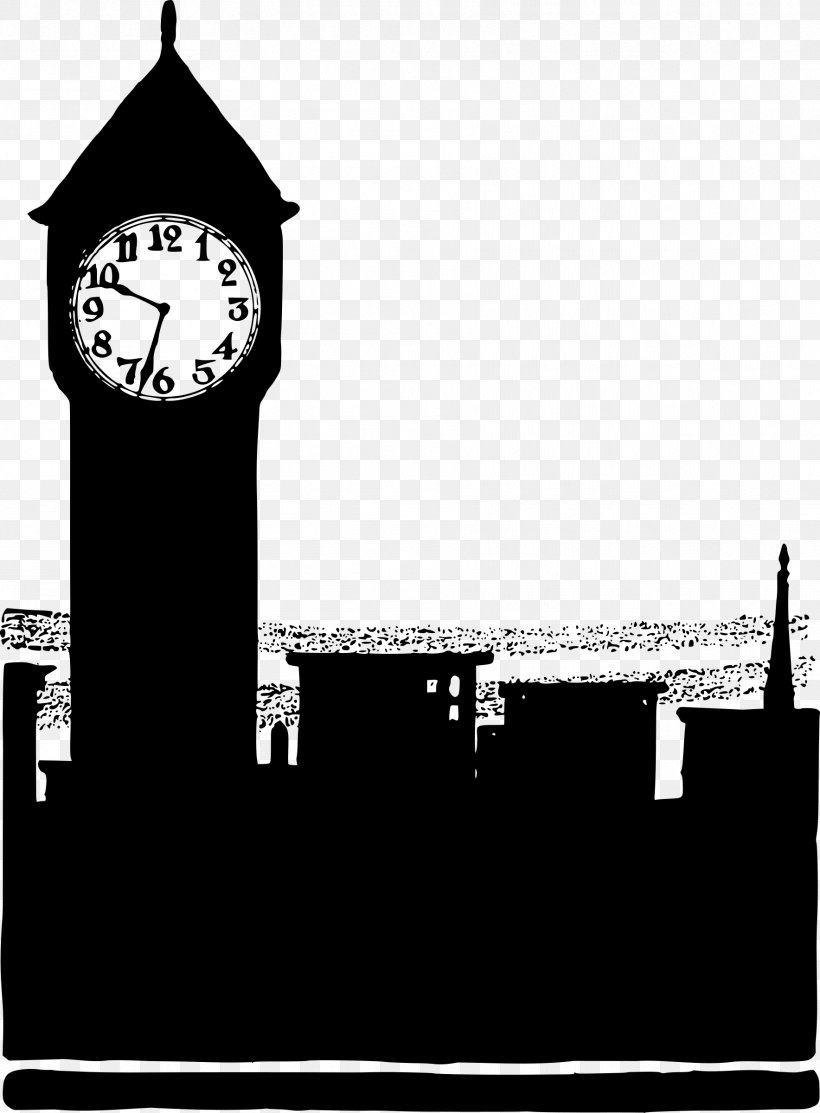 Big Ben Silhouette Clip Art, PNG, 1768x2400px, Big Ben, Black And White, Clock Tower, Landmark, London Download Free