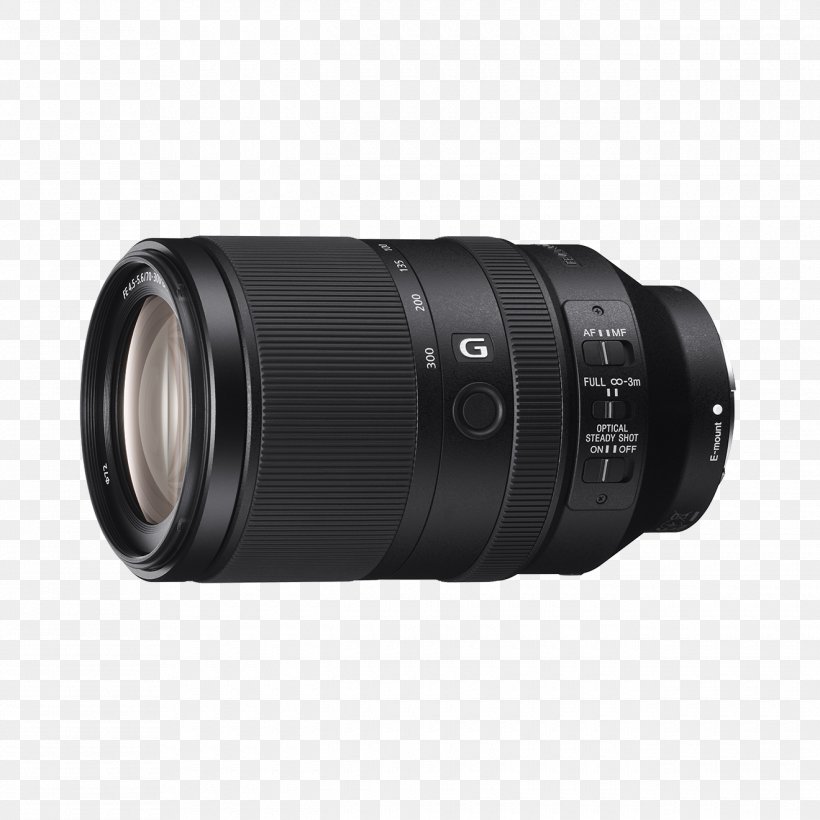Camera Lens Sony E-mount Sony FE Telephoto 70-300mm F/4.5-5.6 G OSS Sony FE 70-300mm F4.5-5.6 G OSS SEL70300G Full-frame Digital SLR, PNG, 1320x1320px, Camera Lens, Apsc, Camera, Camera Accessory, Cameras Optics Download Free