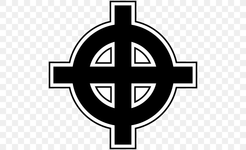 Celtic Cross Christian Cross Symbol Decal, PNG, 500x500px, Celtic Cross, Artwork, Black And White, Celts, Christian Cross Download Free
