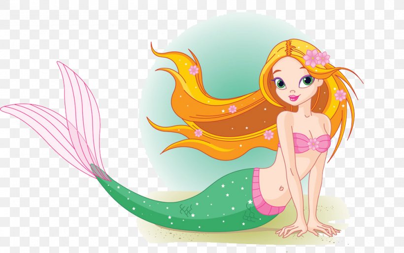 Cartoon Mermaid Clip Art, PNG, 1000x626px, Cartoon, Art, Depositphotos, Drawing, Fictional Character Download Free