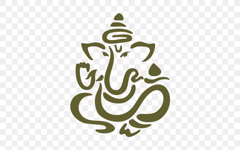 Ganesha Hinduism Shiva Ganesh Chaturthi Om, PNG, 512x512px, Ganesha, Brahman, Calligraphy, Chaturthi, Deity Download Free