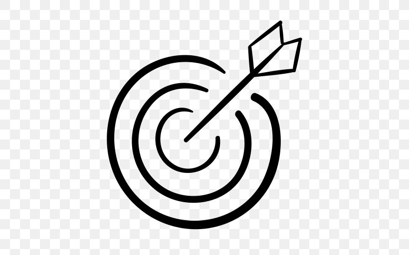 Drawing Goal Target Corporation Clip Art, PNG, 512x512px, Drawing, Area, Black And White, Bullseye, Company Download Free