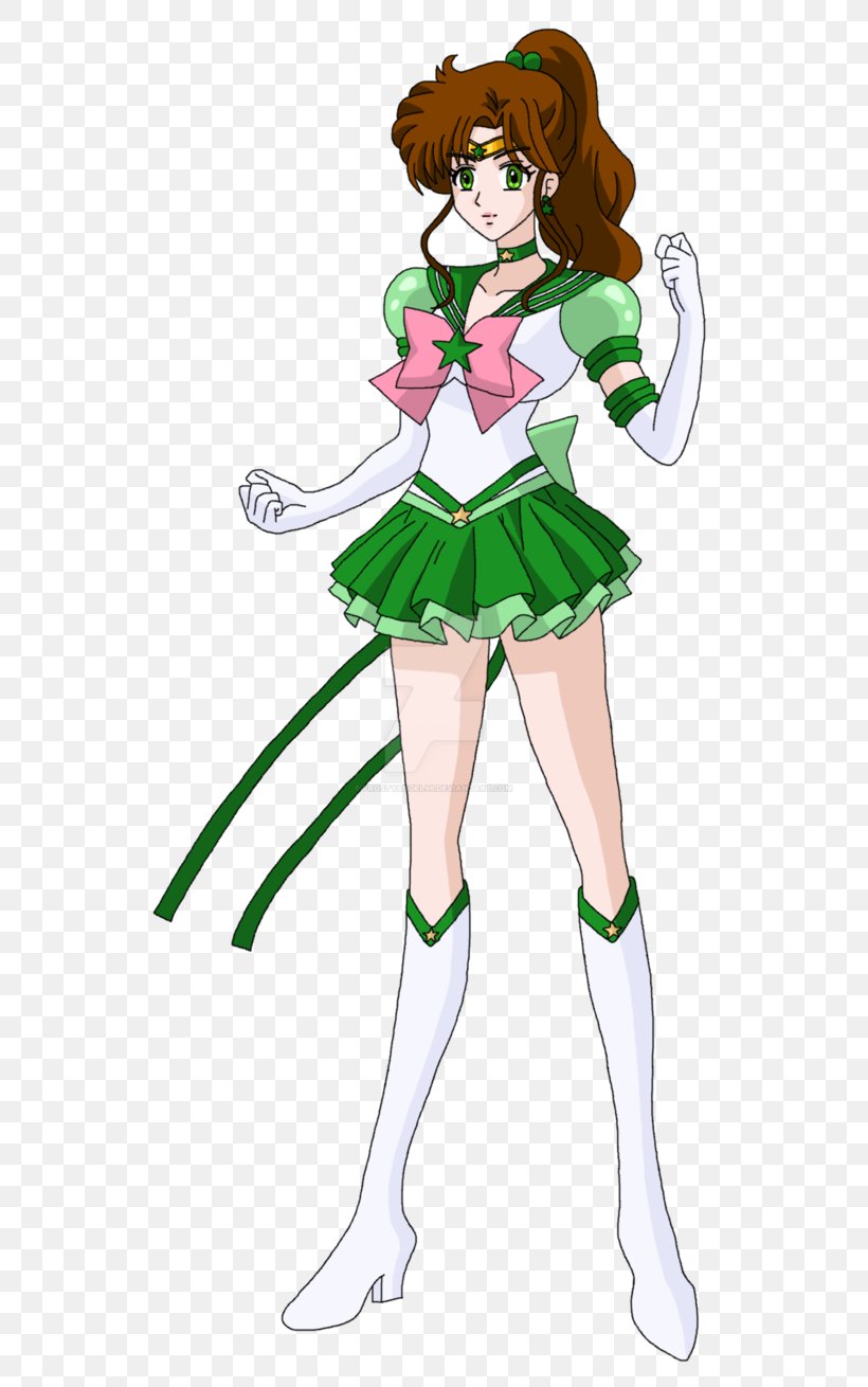 Sailor Jupiter Sailor Mars Sailor Moon Chibiusa Sailor Venus, PNG, 609x1310px, Watercolor, Cartoon, Flower, Frame, Heart Download Free