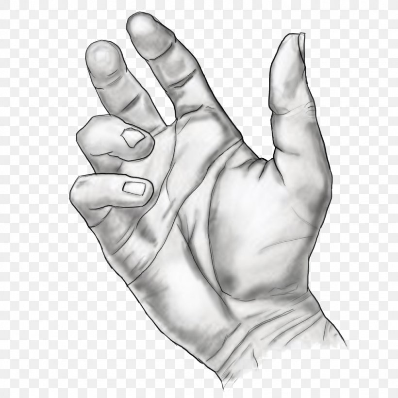 Thumb Drawing Hand Model Sketch, PNG, 1024x1024px, Thumb, Arm, Art, Black And White, Cartoon Download Free