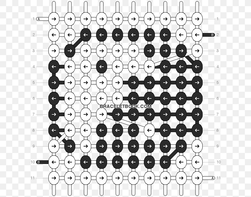 Chess Friendship Bracelet Macramé Pattern, PNG, 636x644px, Chess, Area, Art, Black, Black And White Download Free