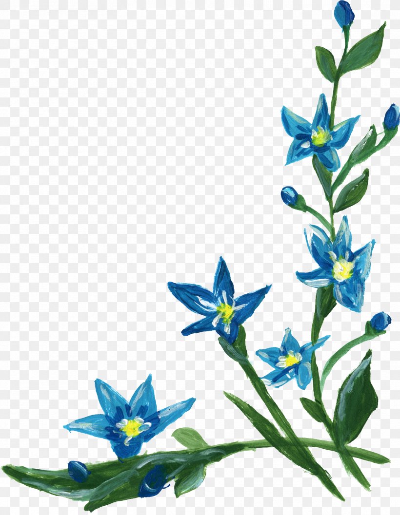 Flower Clip Art, PNG, 1717x2214px, Flower, Blue, Branch, Drawing, Flora Download Free