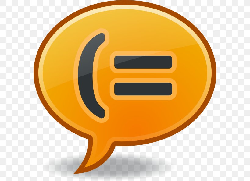 Instant Messaging Text Messaging Message Clip Art, PNG, 600x594px, Instant Messaging, Facebook Messenger, Message, Messaging Apps, Orange Download Free