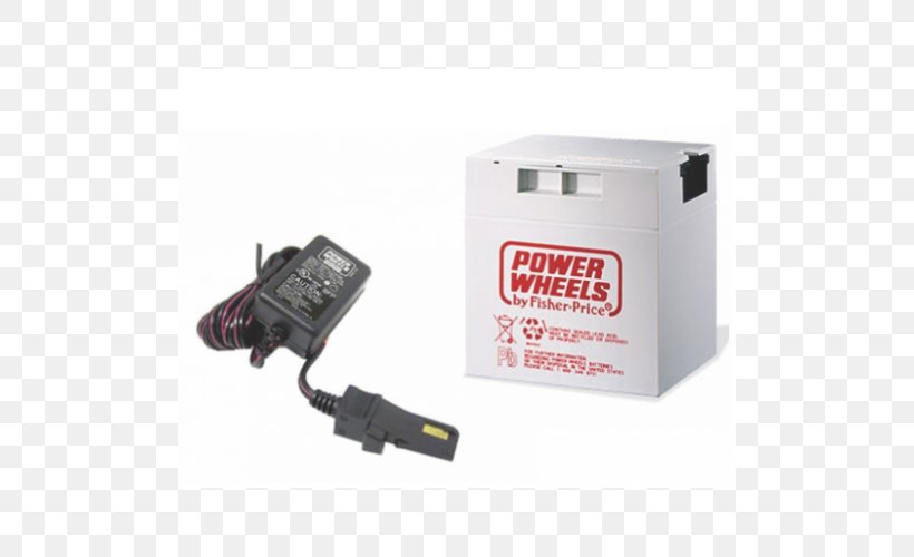 Battery Charger Power Wheels Electric Battery Rechargeable Battery Volt, PNG, 500x500px, Battery Charger, Ac Adapter, Adapter, Automotive Battery, Computer Component Download Free