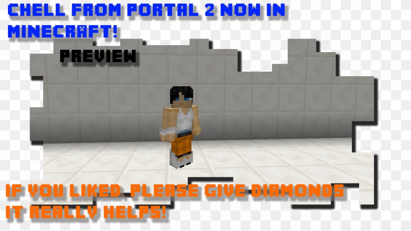 Minecraft: Pocket Edition Portal 2 Chell, PNG, 1600x900px, Minecraft, Aperture Laboratories, Chell, Diagram, Electronic Component Download Free