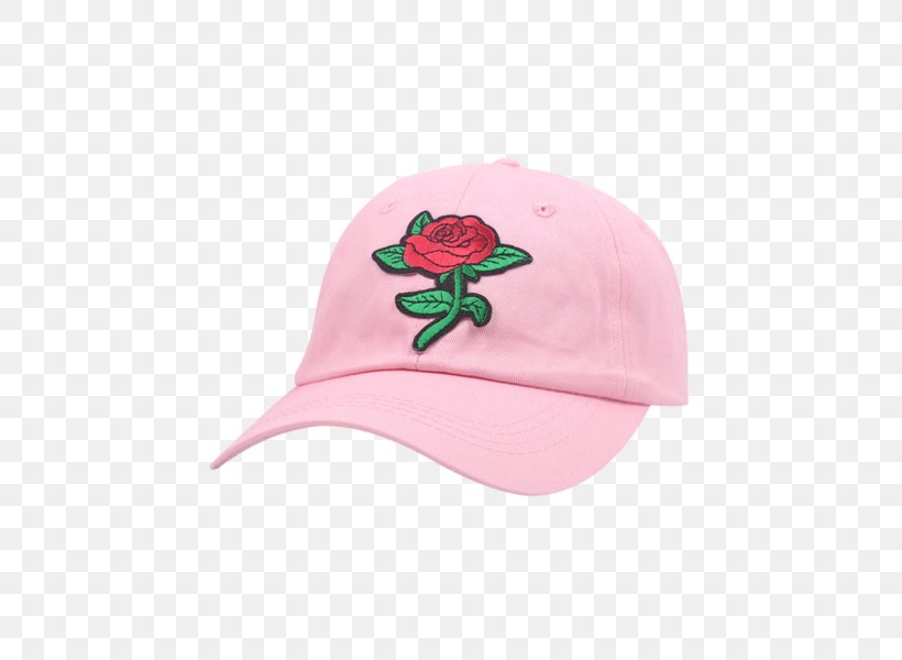Baseball Cap Embroidery Pink M, PNG, 600x600px, Baseball Cap, Baseball, Cap, Cartoon, Embroidery Download Free