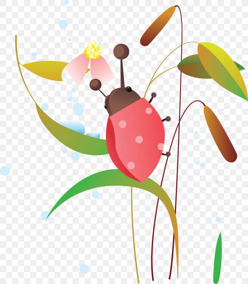 Ladybird Royalty-free Illustration, PNG, 872x1000px, Ladybird, Chamomile, Common Daisy, Drawing, Flower Download Free