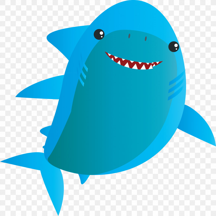 Shark, PNG, 2997x3000px, Fish, Blue Whale, Cartilaginous Fish, Cartoon, Fin Download Free