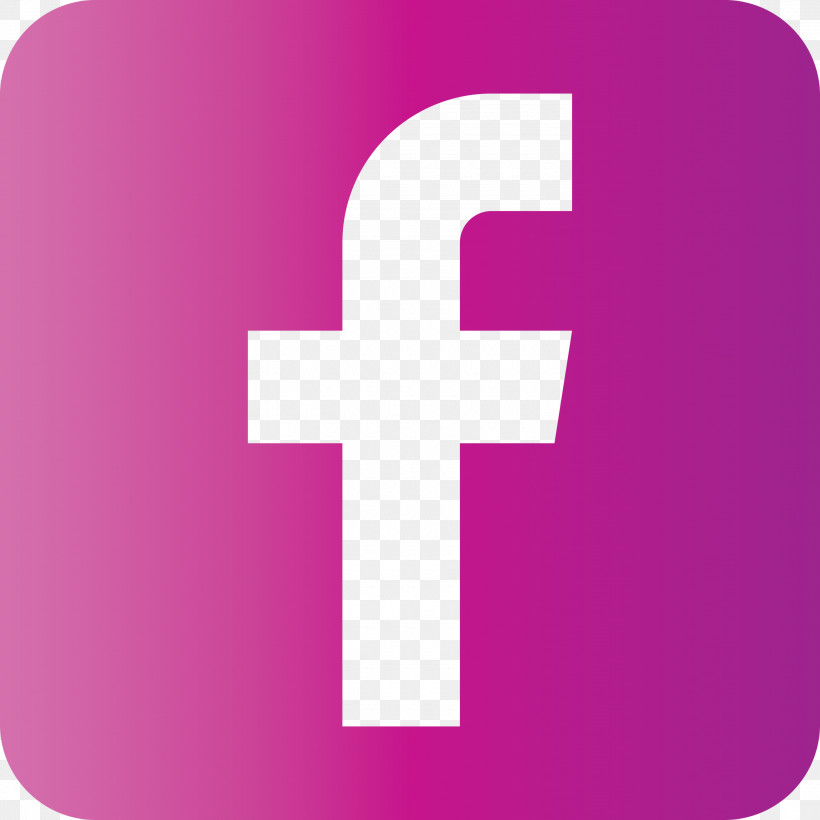 Facebook Purple Logo, PNG, 3000x3000px, Facebook Purple Logo, Facebook, Line, Logo, M Download Free