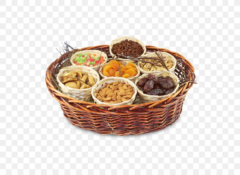 Food Gift Baskets Dried Fruit Nuts, PNG, 558x600px, Food Gift Baskets, Basket, Box, Commodity, Dates Download Free