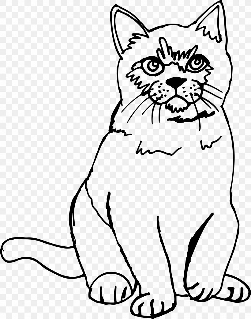 Kitten Sphynx Cat Drawing Line Art Sketch, PNG, 1829x2324px, Kitten, Art, Black, Black And White, Carnivoran Download Free