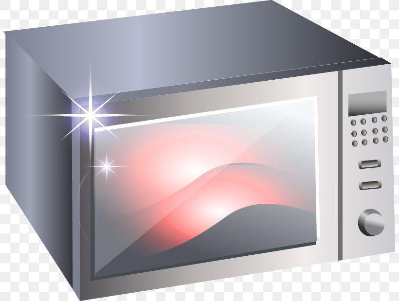 Microwave Oven Euclidean Vector, PNG, 805x619px, Microwave Oven, Batik, Display Device, Electronics, Heat Download Free