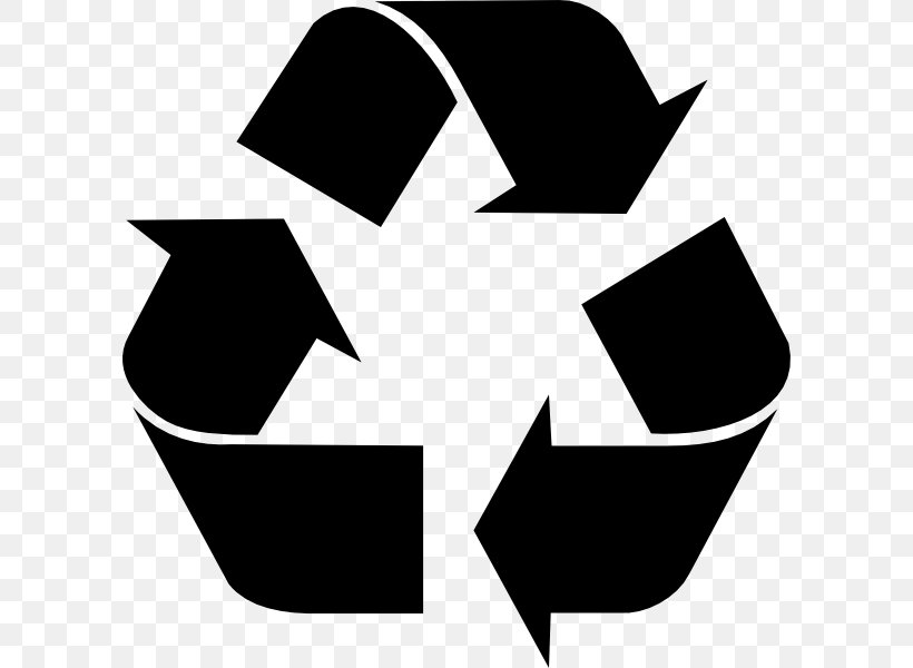 Recycling Symbol Clip Art Sign Paper Recycling, PNG, 600x600px, Recycling Symbol, Blackandwhite, Logo, Lowdensity Polyethylene, Paper Recycling Download Free