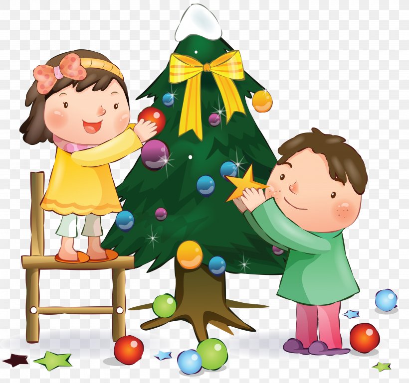 Snegurochka Christmas Tree Child New Year, PNG, 3900x3662px, Snegurochka, Art, Biblical Magi, Boy, Cartoon Download Free
